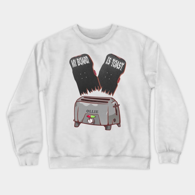 Snapped skateboard Crewneck Sweatshirt by mailboxdisco